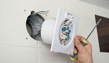 Amenajarea ventilației în baie și toaletă