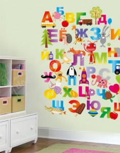 Оформлення стін у дитячій кімнаті