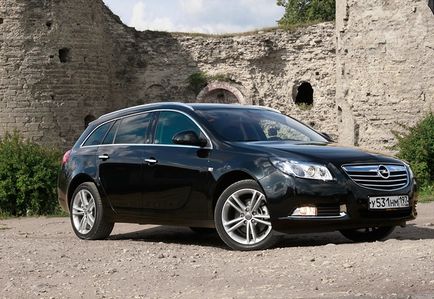 Opel Insignia kapott egy orosz útlevelet és az új berendezések - tesztvezetés