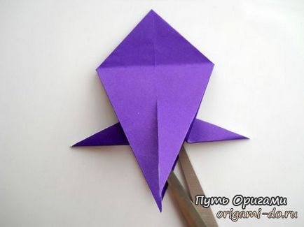 Octopus - origami simplu pentru copii - modul de origami