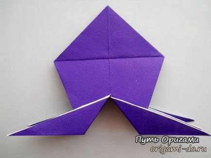 Octopus - origami simplu pentru copii - modul de origami