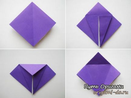 Octopus - origami simplu pentru copii - modul de origami