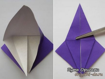 Octopus - origami simplu pentru copii - modul de origami