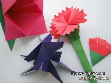 Octopus - origami simplu pentru copii - modul de origami