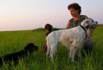 Spectacol de câine de vânătoare