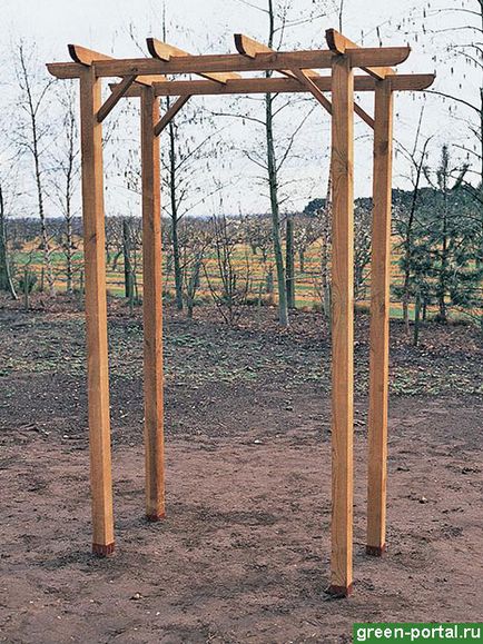 Pergola saját kezűleg - a táj design saját kezébe