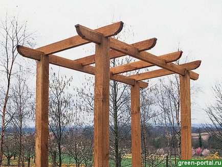 Pergola saját kezűleg - a táj design saját kezébe