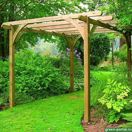 Pergola saját kezűleg - a táj design saját kezébe