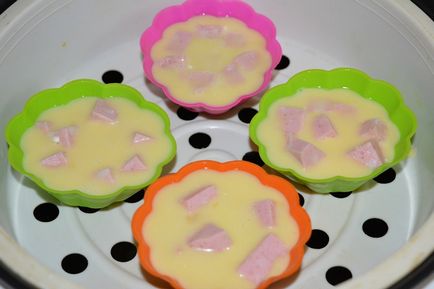 Lush omlett párolt multivarka szilikon formák -, hogyan kell főzni rántotta a gőz