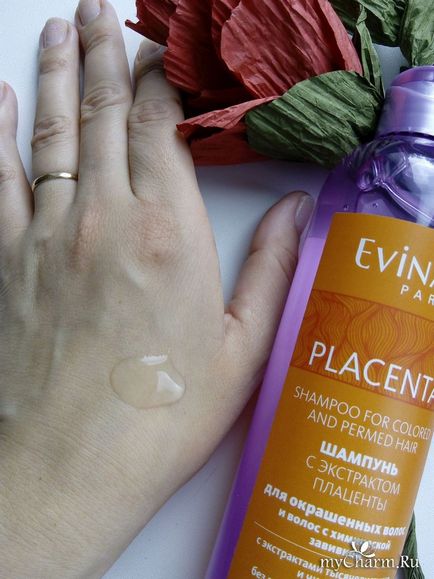 Placental cosmetics evinal serveste in beneficiul frumusetii parului - sampon evinal cu extract de placenta