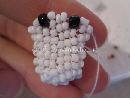 Beading cu ornamente, copaci și flori, schemă de mc