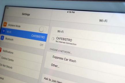 Miért iphone nem tud csatlakozni az internethez a Wi-Fi