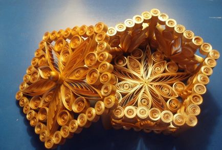 Gyártmányok Quilling kezüket a mű, az új rendszer, a festmény a kezdők