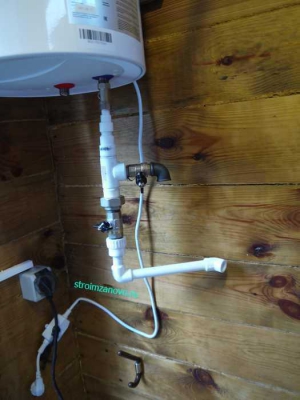 Підключення накопичувального водонагрівача