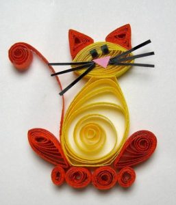 Részletes képek és videó bemutató torziós hattyú Quilling