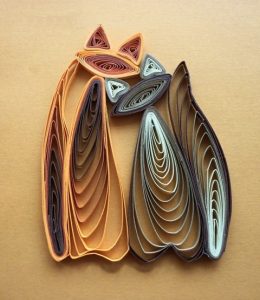 Részletes képek és videó bemutató torziós hattyú Quilling