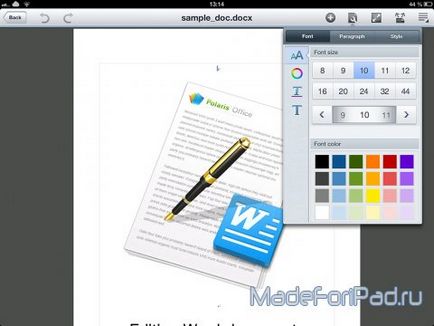 Polaris office - editor de documente pentru iPad, toate pentru ipad