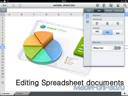 Polaris office - редактор офісних документів для ipad, все для ipad