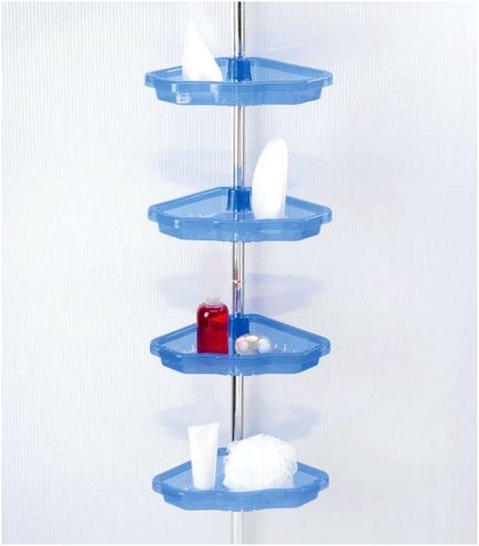Rafturi de baie pentru baie proprie Cum se instalează rafturi din sticlă de plastic din sticlă