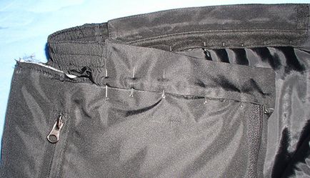 Послідовність пошиття утеплених штанів на синтепоні для хлопчика