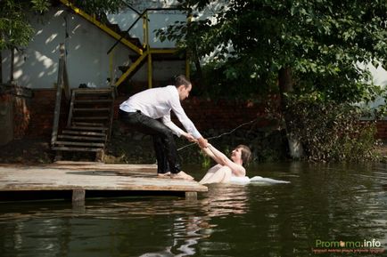 Постсвадебная фотосесія справжній trash-the-dress юлии