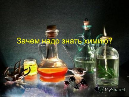 Prezentare pe tema de ce trebuie să cunoașteți chimia