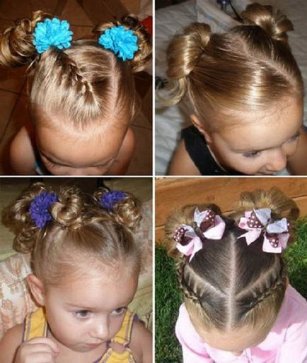 Зачіски для дівчаток на новий рік 2017 своїми руками на короткі, середні, довгі волосся, фото і