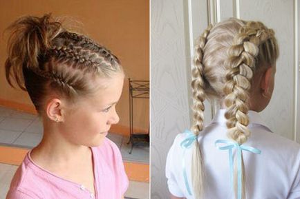 Frizurák kis hercegnők (lányok frizurák gyermek) Frizurák kis hercegnők