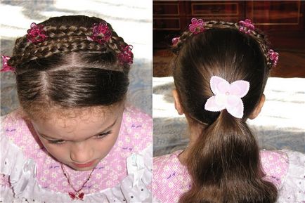 Зачіски для маленьких принцес