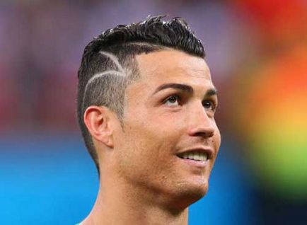 Coafuri ale jucătorului de fotbal Cristiano Ronaldo