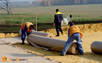 Aplicarea geotextilelor în construcții, tatăl maestru!