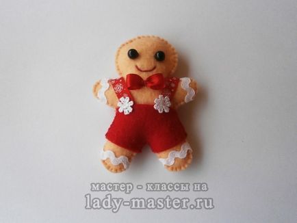 Gingerbread om din ficat, clasă de master cu fotografie, pas cu pas