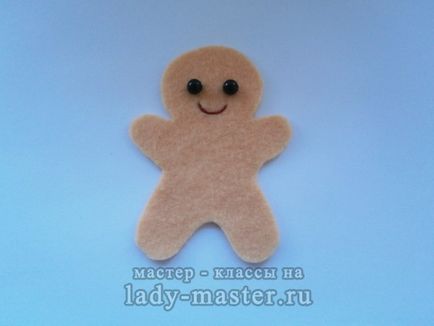Mézeskalács ember nemezből, a mester - osztály fotók, lépésről lépésre (játékok) Mézeskalács ember nemezből, a mester - osztály fotók, lépésről lépésre