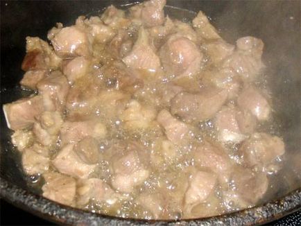 Pilau friabilă din carne de porc - rețetă pas cu pas cu fotografie