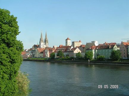 A történet az út Bavaria jelentést a látogatás Regensburg