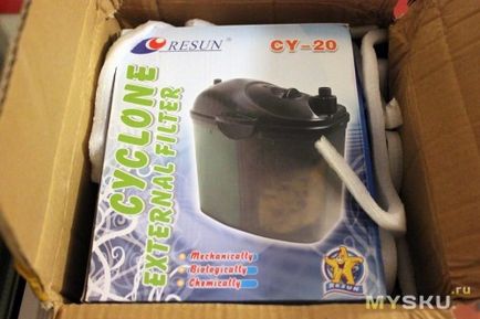 Resun cyclone external filter cy-20 aquarium canister