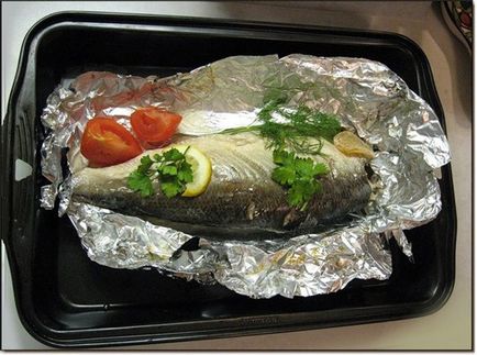 Риба у фользі традиційне блюдо українських ченців