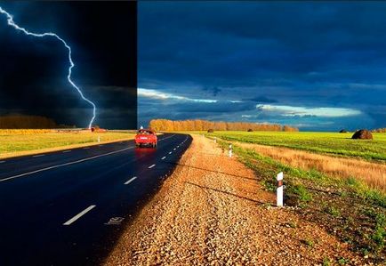 Малюємо блискавку в фотошопі, веб-майстерня Лариси Вороніної