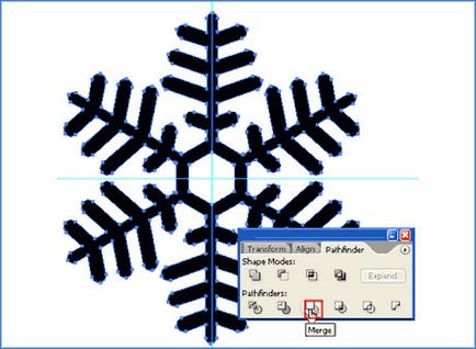 Desenați o fulg de zăpadă în Adobe Illustrator