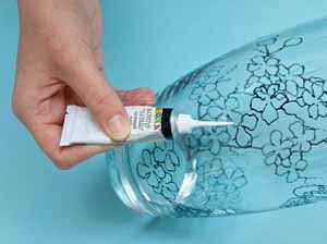 Üvegfestés ólomüveg festékek utasítás használata stencil, videók és fotók