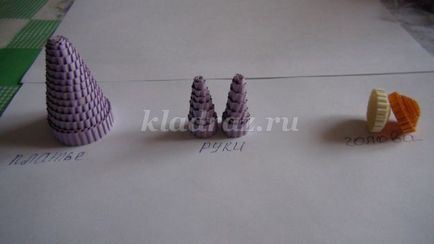 Crăciunul înger în tehnica quilling