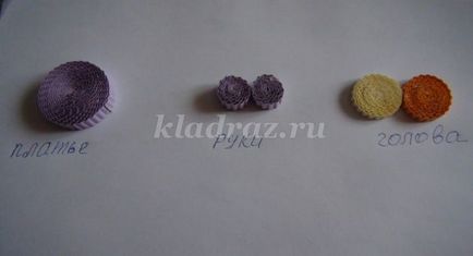 Crăciunul înger în tehnica quilling