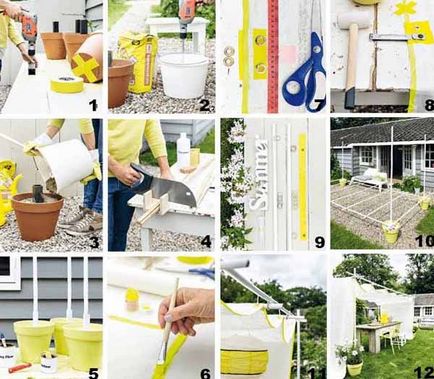 Mobilier de grădină proiecte neobișnuite și simple cu mâinile lor
