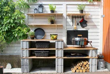 Садова меблі незвичайні і прості проекти своїми руками