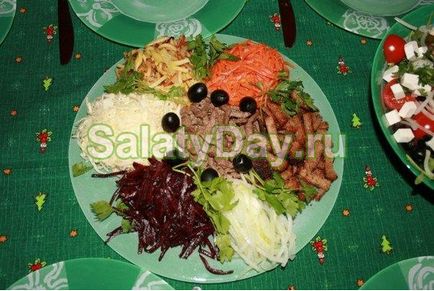 Salata Chafan - rețetă picantă cu feluri de mâncare și fotografii