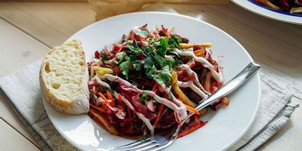 Salata Chafan - rețete de gătit pas cu pas cu fotografii