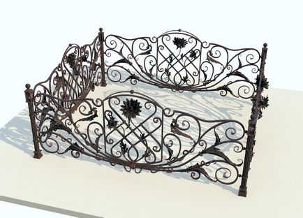 Asamblarea și instalarea unui gard, masă, magazin într-un cimitir - realizarea de garduri într-un cimitir, preț de la 500