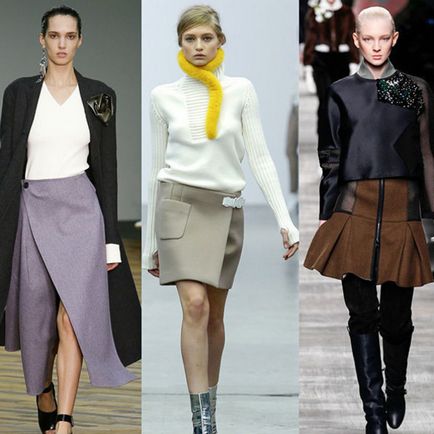 Cu ce ​​să purtați o fustă midi - exemple populare de forme și combinații