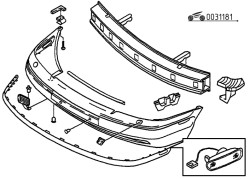 Зняття і установка бамперів - volvo s40