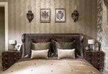 Dormitor în stil neoclasic de interior și design de fotografie